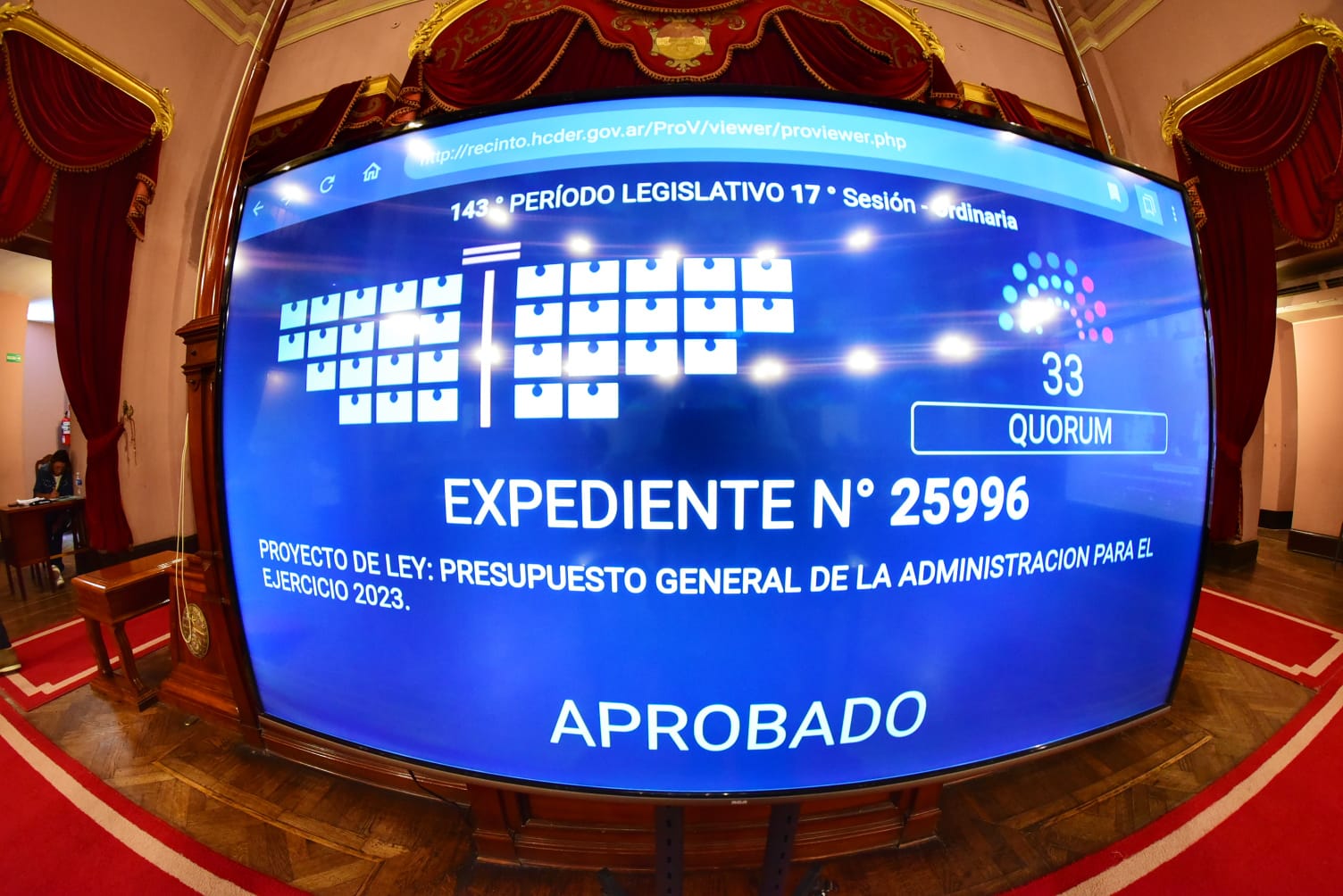 Media sanción para el Presupuesto Provincial 2023 Media sanción para el Presupuesto Provincial 2023