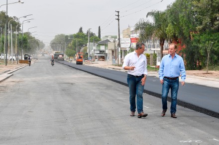 Bordet destacó que la obra de Avenida Zanni dará transitabilidad y seguridad a Paraná