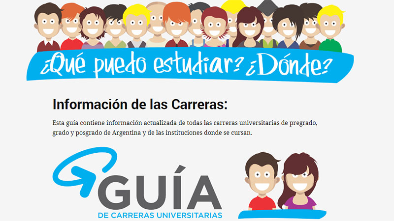 Estudiantes pueden consultar por la web la Guía de Carreras Universitarias Estudiantes pueden consultar por la web la Guía de Carreras Universitarias