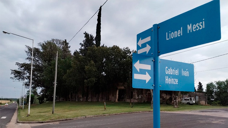 Messi y otros deportistas destacados tienen sus calles en localidad entrerriana