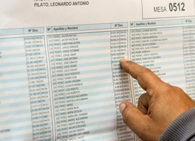 Quienes votan por primera vez pueden corroborar su aparición en el padrón hasta el 30 de noviembre