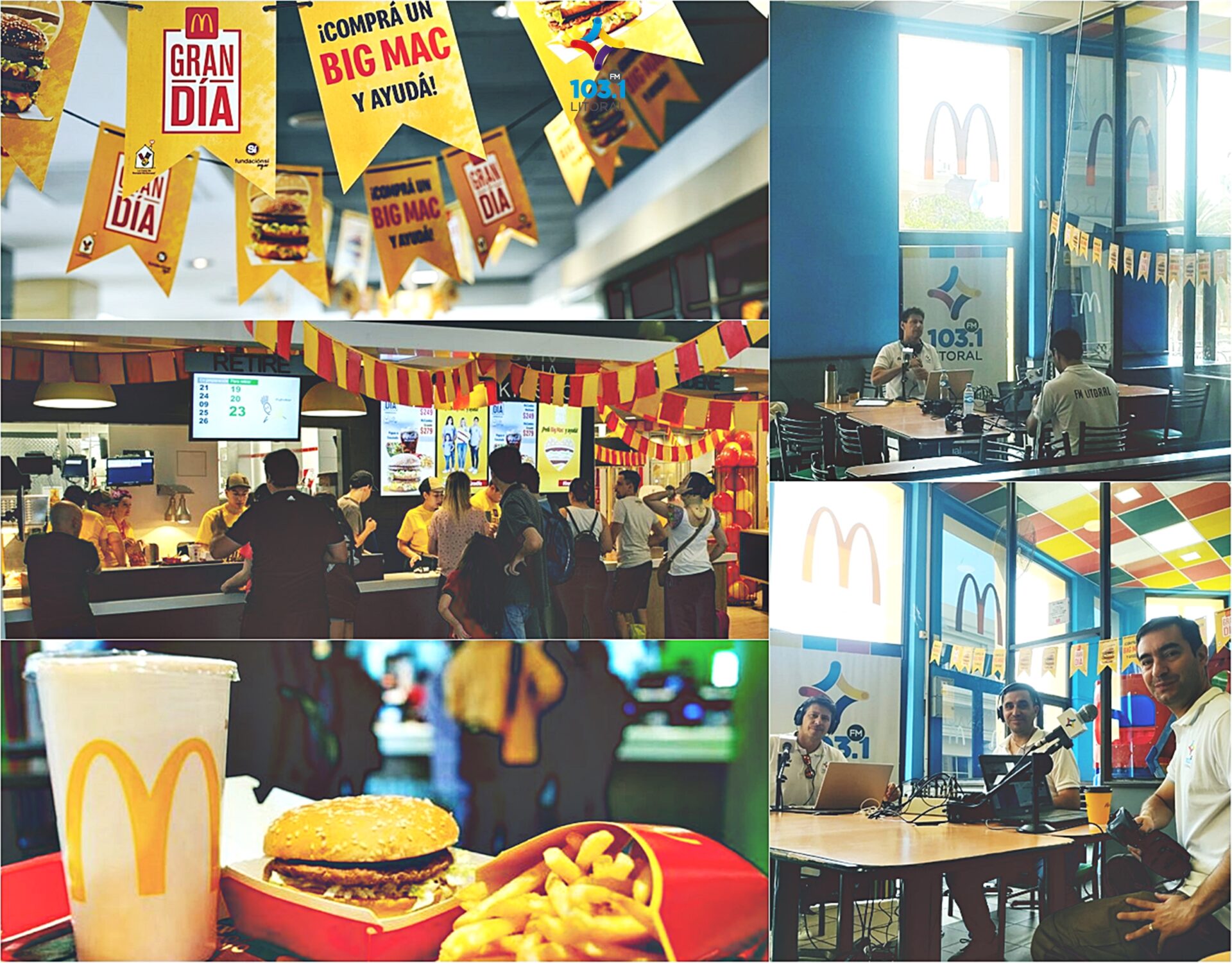 Radio Litoral acompañó la jornada “Gran Día” de Mc Donald’s Radio Litoral acompañó la jornada “Gran Día” de Mc Donald’s