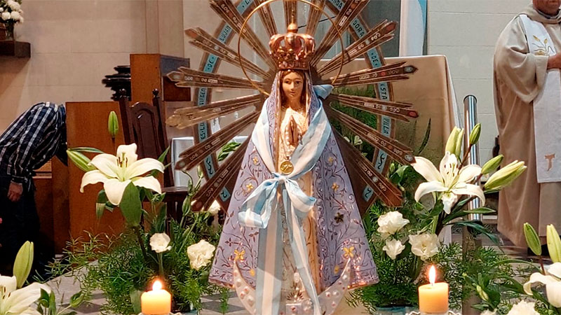 La Virgen de Luján Malvinera hará su paso por Entre Ríos La Virgen de Luján Malvinera hará su paso por Entre Ríos