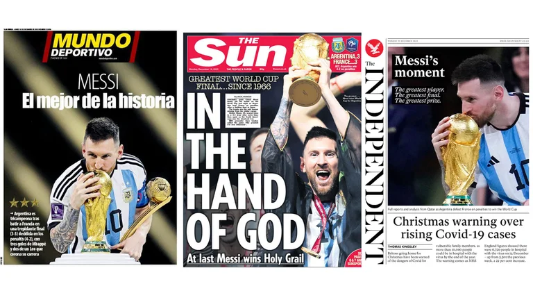 Los medios del mundo rendidos a los pies de Messi Los medios del mundo rendidos a los pies de Messi