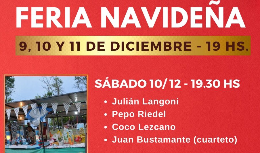 Llega la feria Navideña de Artesanos Productores de Oro Verde