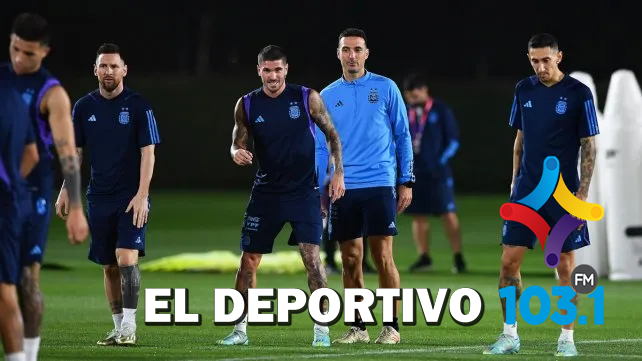 Entrenaron Rodrigo De Paul y Ángel Di María Entrenaron Rodrigo De Paul y Ángel Di María