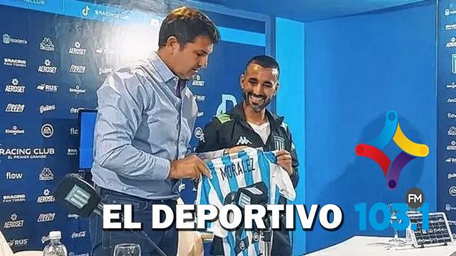 Maximiliano Moralez fue presentado en Racing Maximiliano Moralez fue presentado en Racing