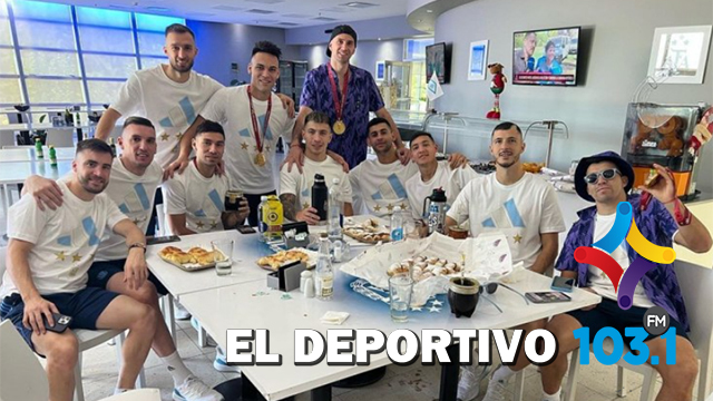 El desayuno de los jugadores en el predio de la AFA