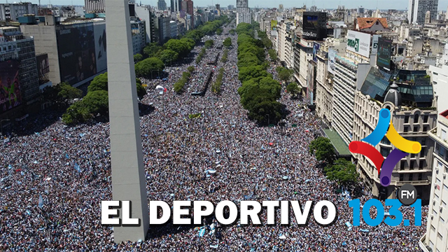 Argentina marcó un récord entre los países que más personas recibieron al campeón