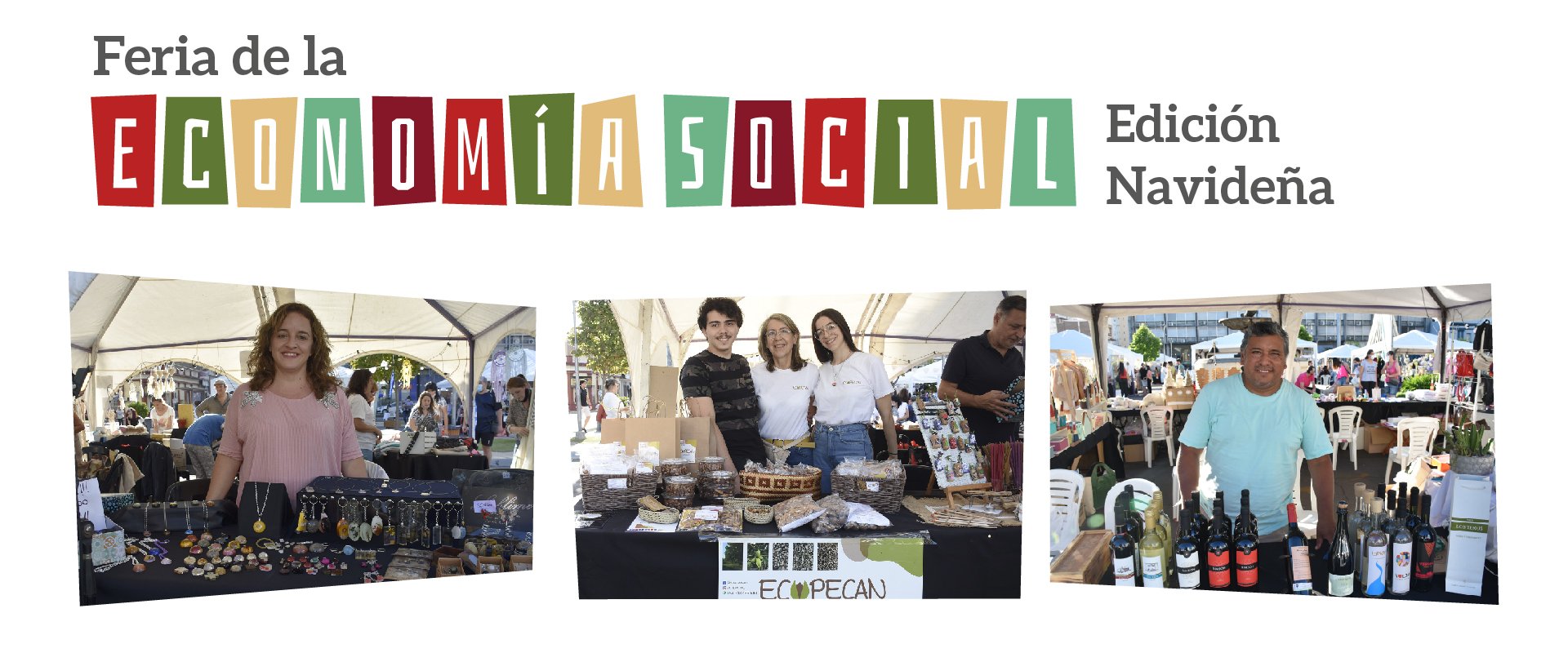 Más de 150 emprendimientos participarán en la Feria de la Economía Social edición Navidad el próximo viernes