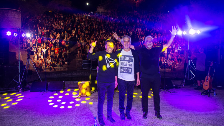 Gran marco de público en la primera noche de Música en el Anfiteatro Gran marco de público en la primera noche de Música en el Anfiteatro