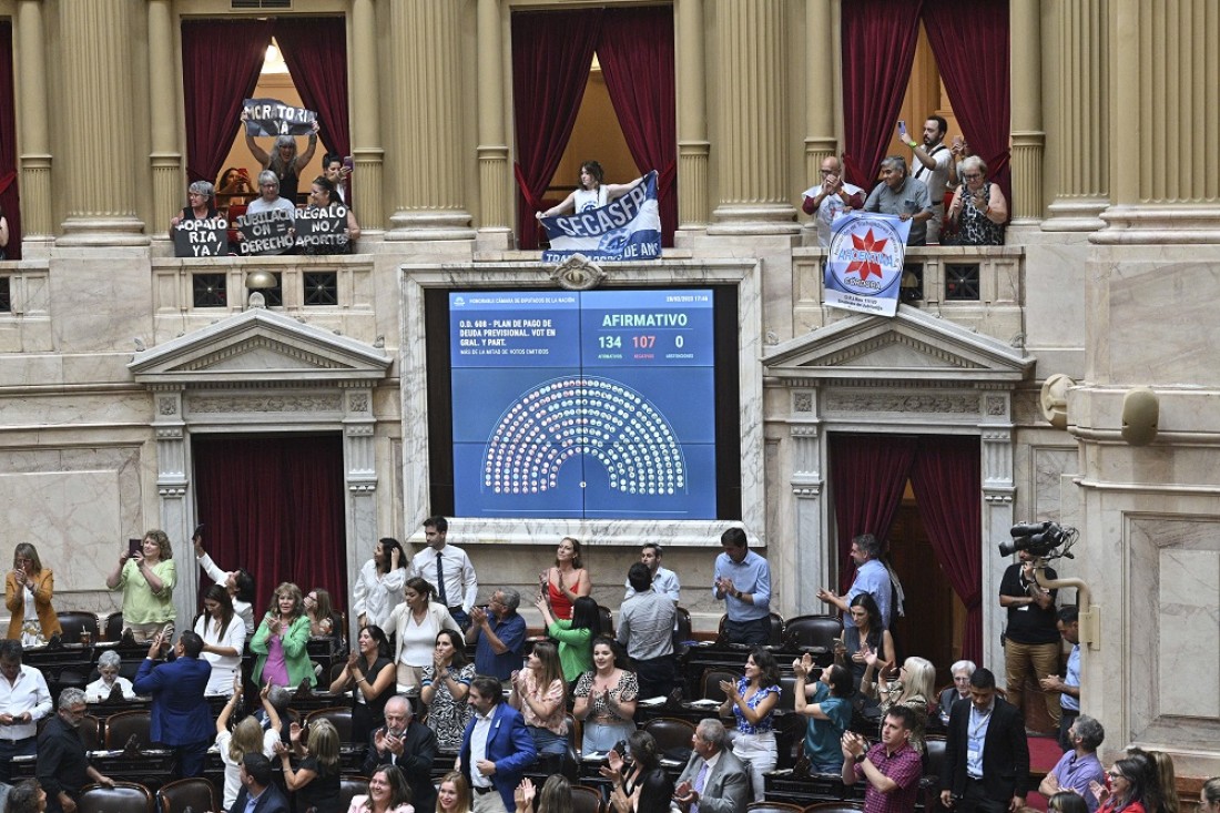 Diputados aprobó la ley de moratoria previsional Diputados aprobó la ley de moratoria previsional