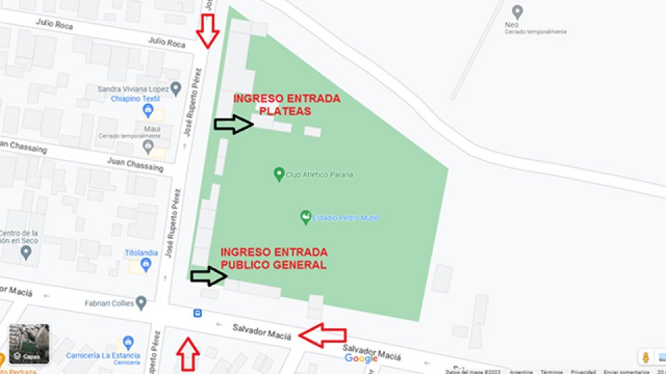 Patronato – Brown de Madryn en el Mutio: detalles del operativo de seguridad