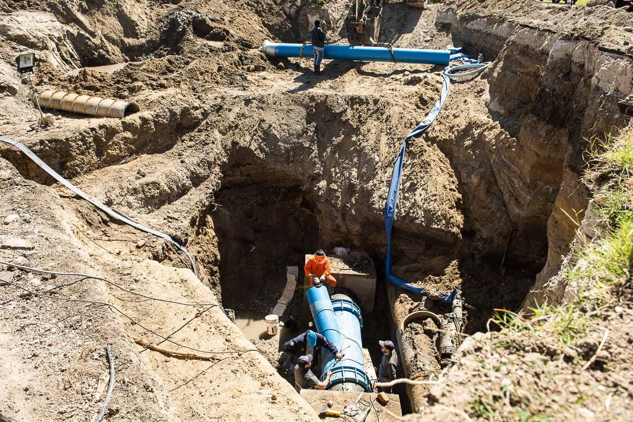Obras estructurales en la red de agua potable Obras estructurales en la red de agua potable