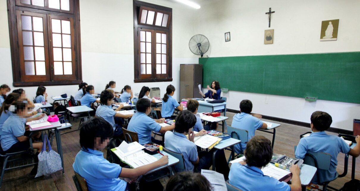 Ola de calor: hay escuelas privadas que no ponen falta Ola de calor: hay escuelas privadas que no ponen falta