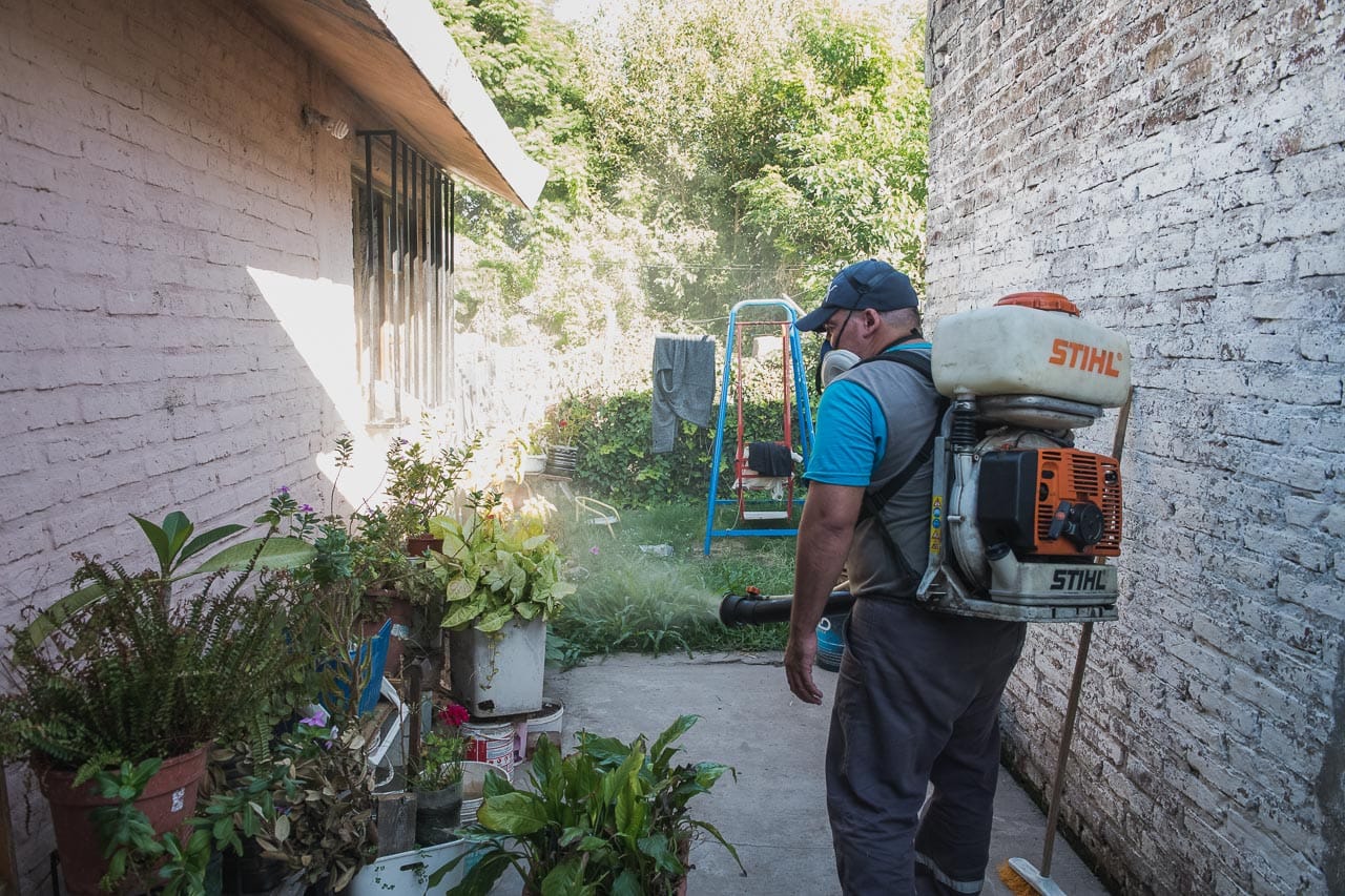 Realizan un nuevo bloqueo por casos de dengue autóctono Realizan un nuevo bloqueo por casos de dengue autóctono