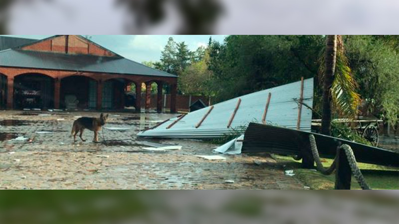 Urdinarrain: temporal de lluvia, viento y granizo causó daños y anegamientos Urdinarrain: temporal de lluvia, viento y granizo causó daños y anegamientos