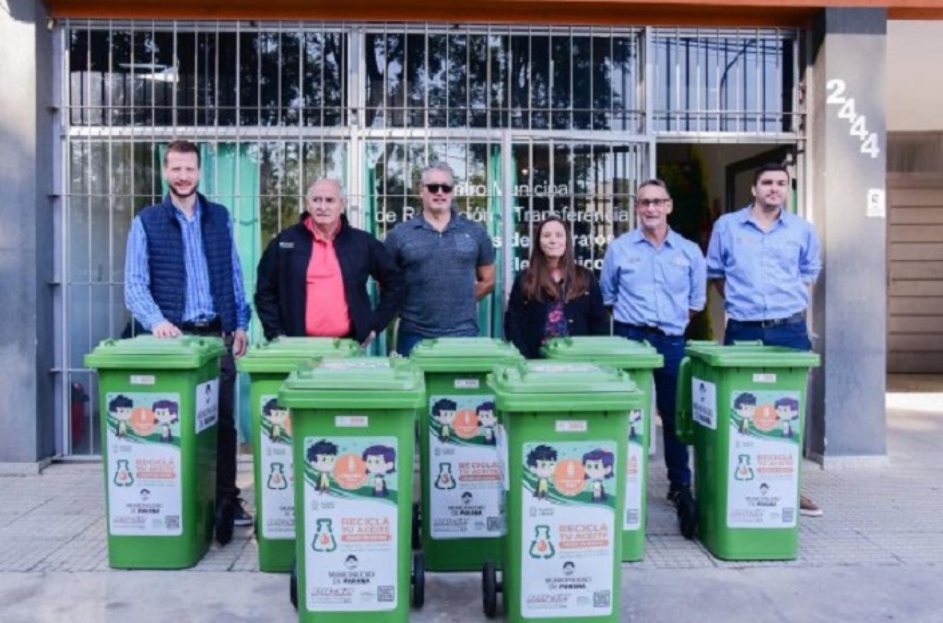 Instalaron más de 40 puntos verdes de la campaña «Reciclá tu aceite»
