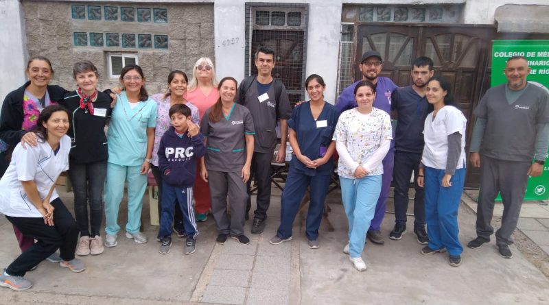 El CMVER junto al Municipio de Paraná realizó un operativo de salud animal en Estación Parera