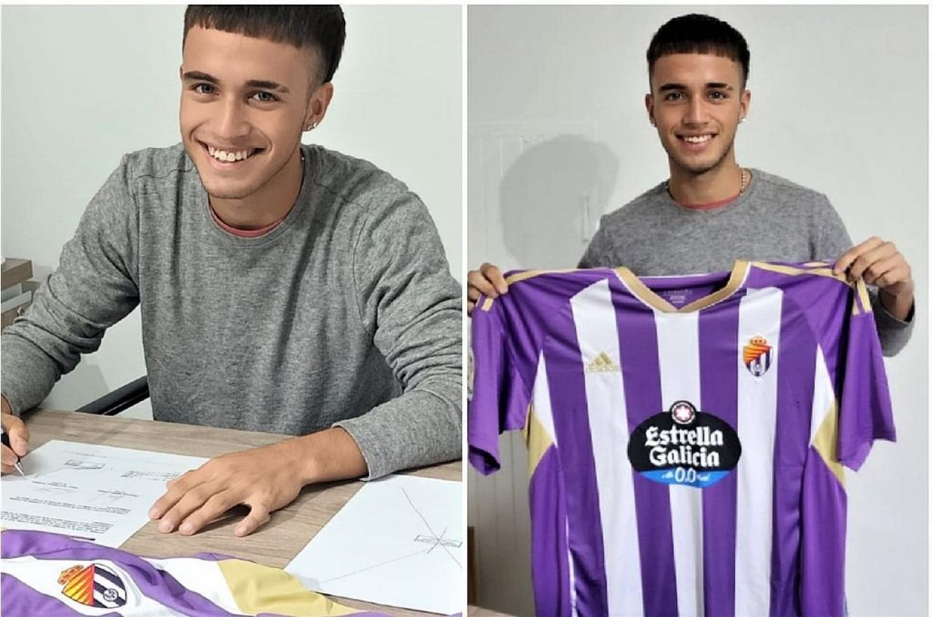 El paranaense Franco Rodríguez firmó contrato con Real Valladolid de España