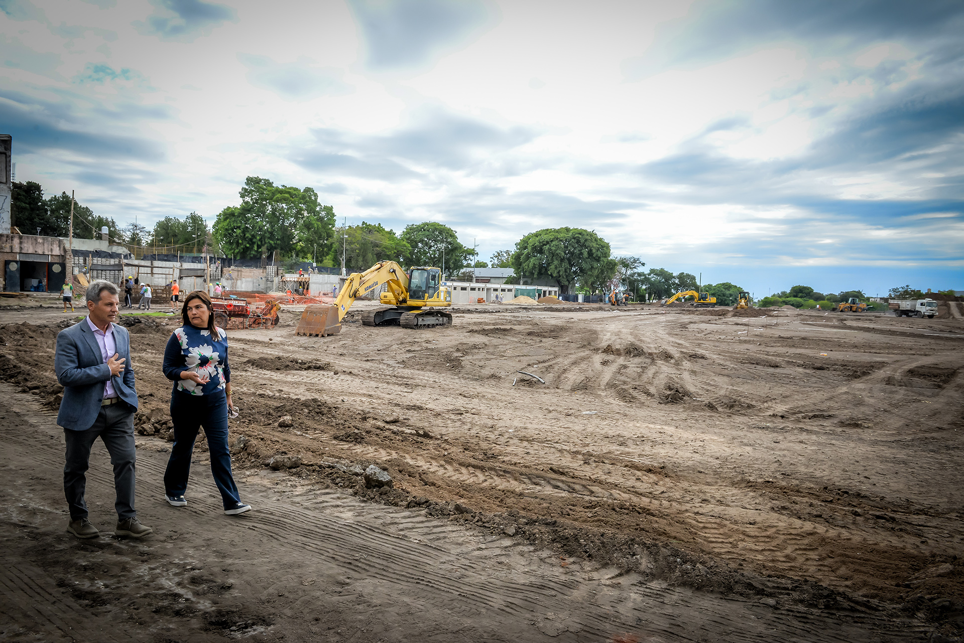 Las obras en Parque Berduc ya alcanzan el 40 por ciento de avance Las obras en Parque Berduc ya alcanzan el 40 por ciento de avance