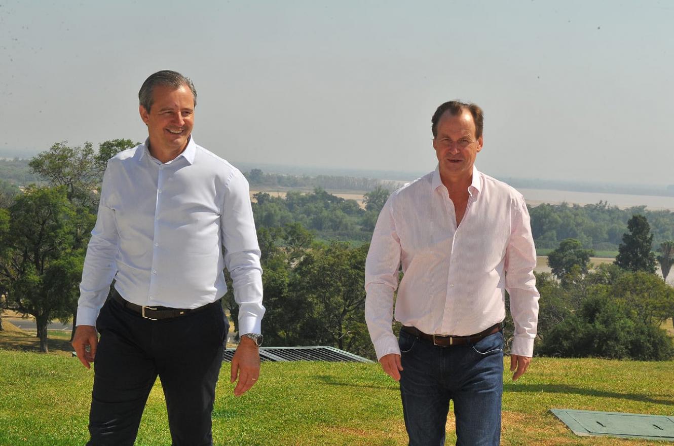 Bahl agradeció a Bordet por el respaldo de su precandidatura Bahl agradeció a Bordet por el respaldo de su precandidatura