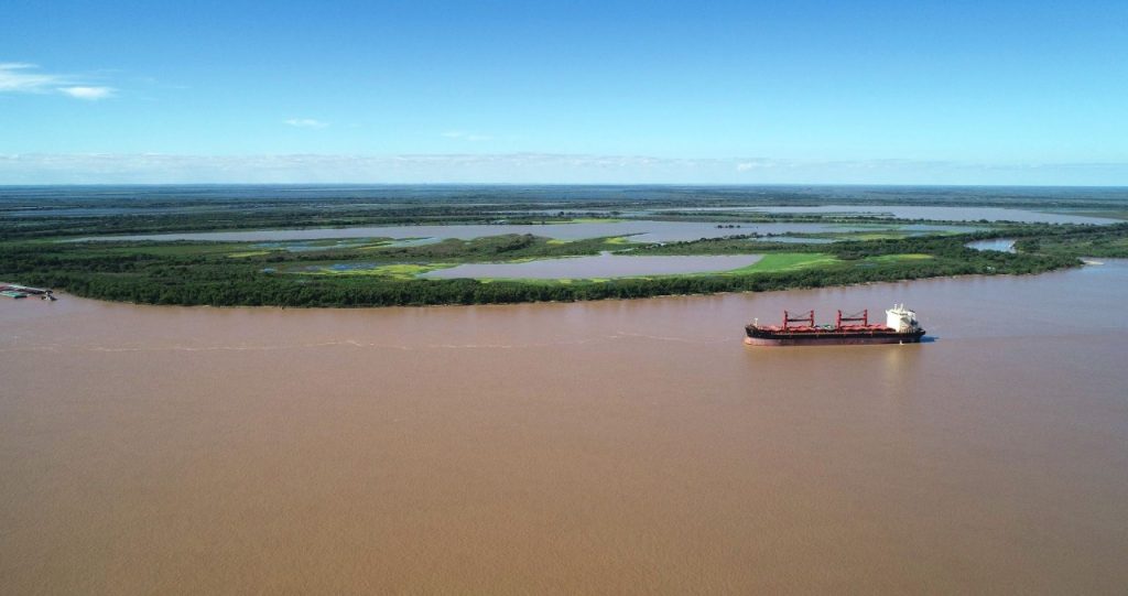 El río mide 3.40 metros en Paraná y se encuentra en el rango de las aguas medias