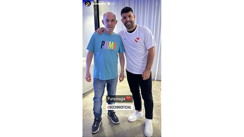 Bochini y Agüero, juntos en una foto que emocionó a todo Independiente Bochini y Agüero, juntos en una foto que emocionó a todo Independiente