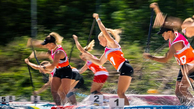 Duahime, la atleta de Paraná, es subcampeona del mundo en remo de pie