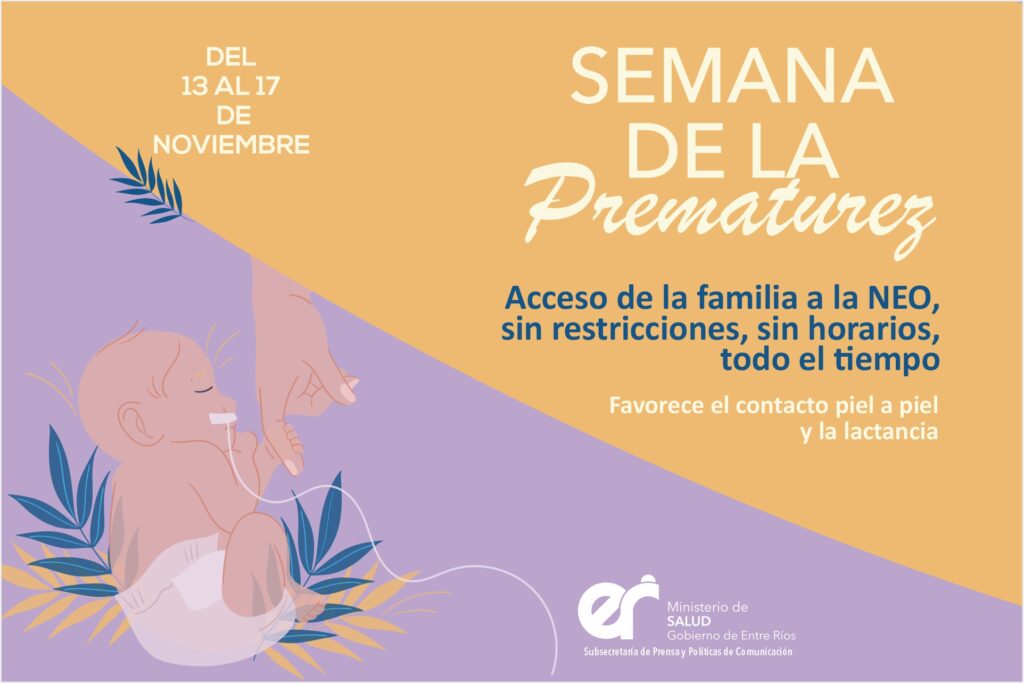 Maternidades entrerrianas realizarán actividades por la Semana de la Prematurez Maternidades entrerrianas realizarán actividades por la Semana de la Prematurez
