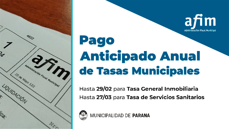 Está vigente en Paraná el pago anual de tasas municipales