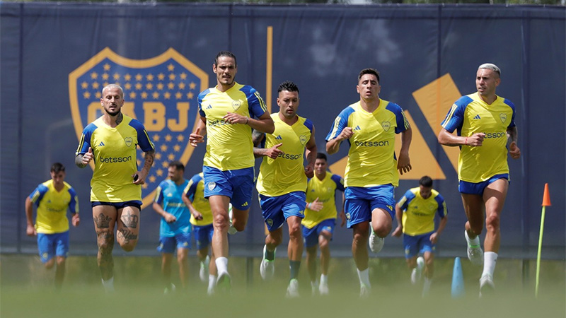 Boca: Martínez juega al misterio y oculta el probable once inicial contra River