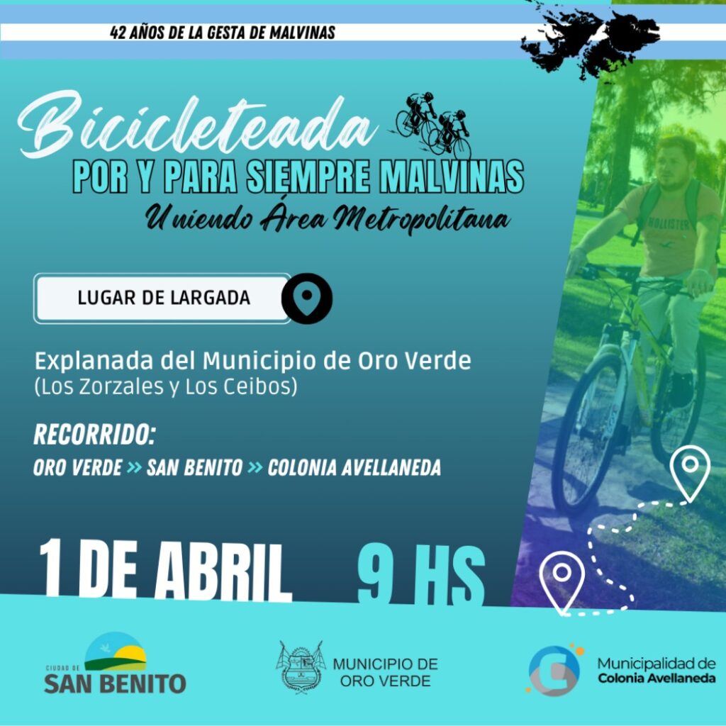 Se presentó en conferencia de prensa la Bicicleteada metropolitana «Por y para siempre Malvinas» Se presentó en conferencia de prensa la Bicicleteada metropolitana «Por y para siempre Malvinas»