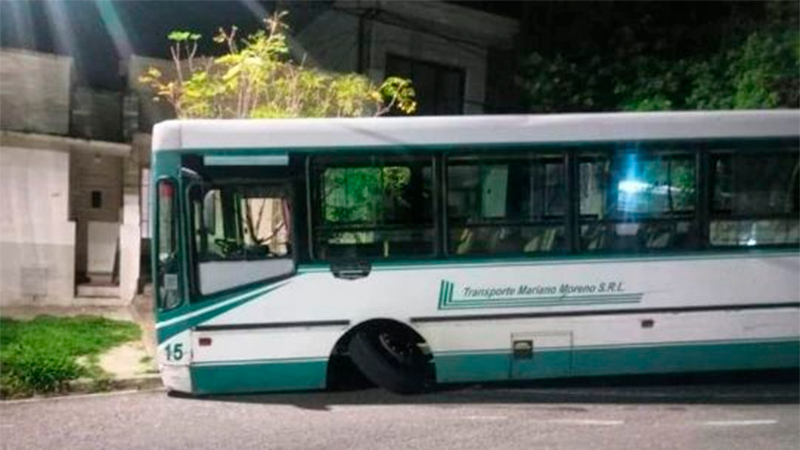 Un incidente demuestra el mal estado del transporte público en Paraná