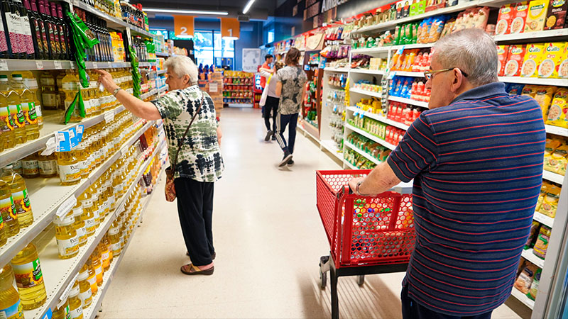 Los precios de los alimentos tuvieron el menor aumento en nueve meses Los precios de los alimentos tuvieron el menor aumento en nueve meses