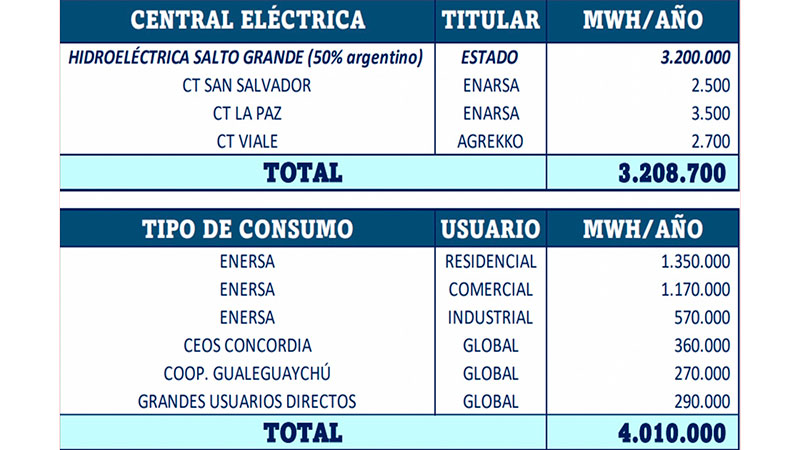 Michel destacó el proyecto para crear la “Administradora Energía Entre Ríos SA”