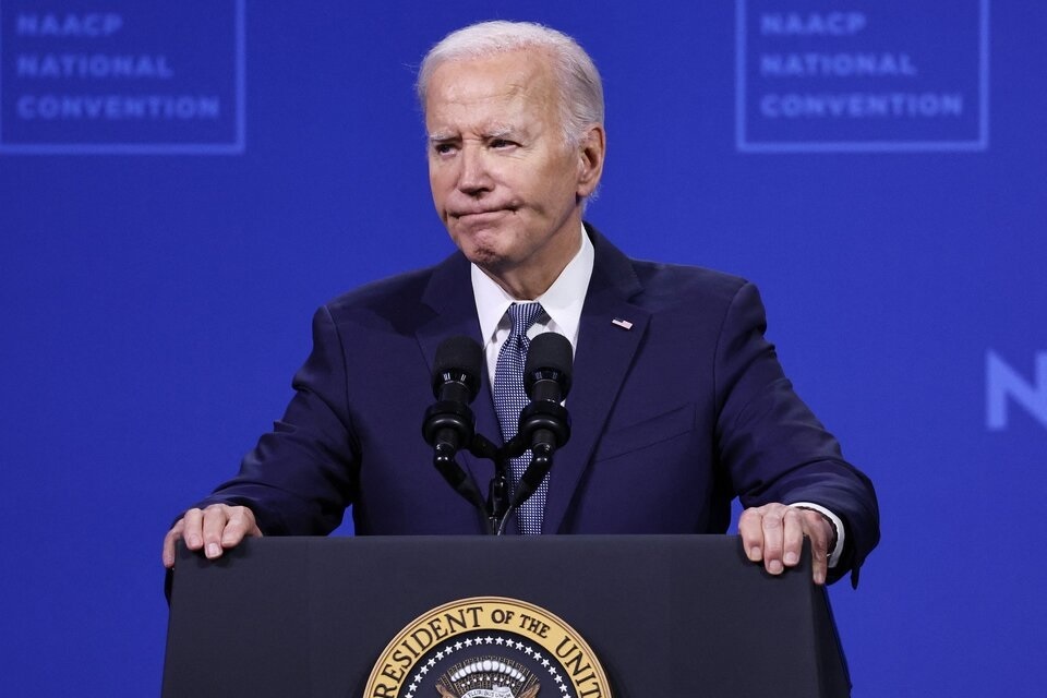 Joe Biden anunció que retira su candidatura a la reelección en Estados Unidos