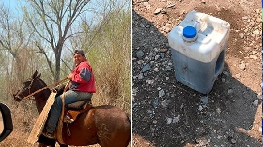 Detuvieron a un sospechoso que tenía un bidón de nafta en Capilla del Monte