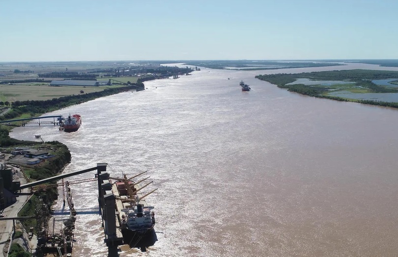 La Hidrovía se vacía de barcos por la bajante del río Paraná