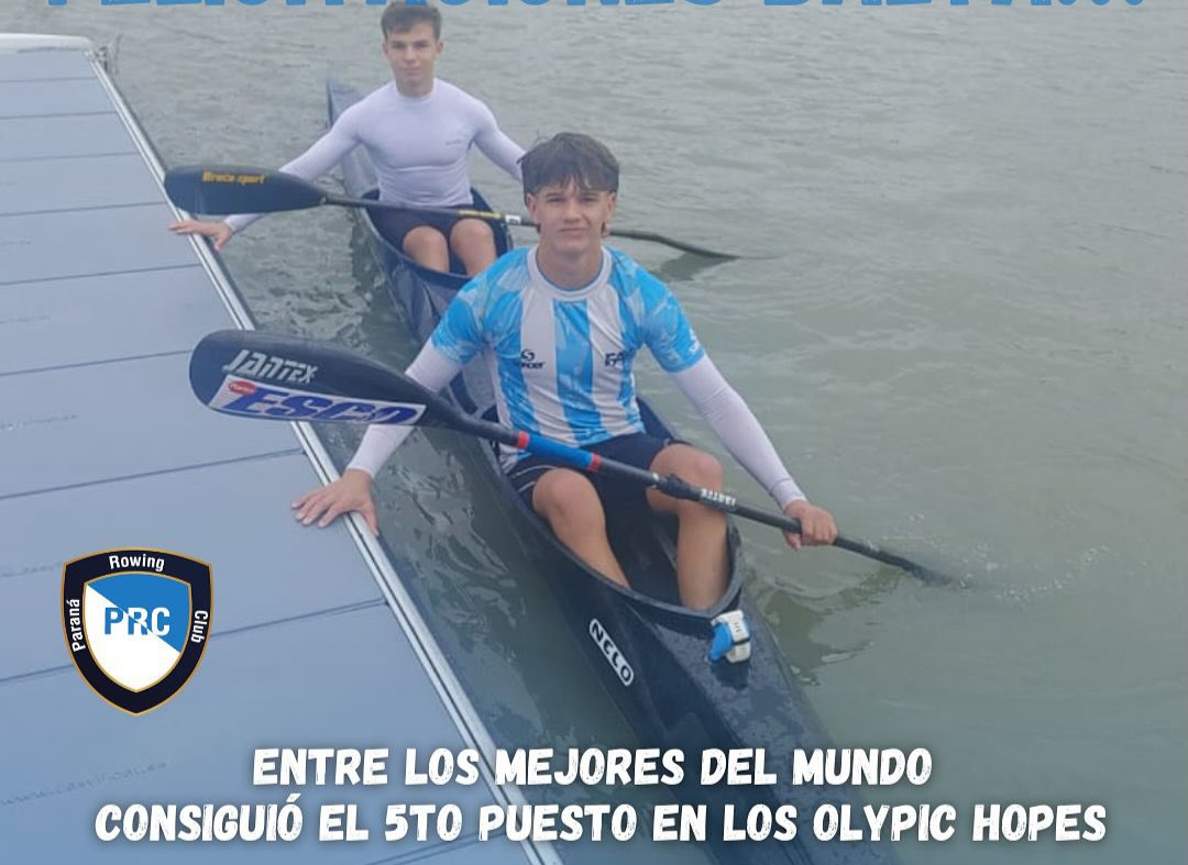 El Paraná Rowing Club se destaca en el Olympic Hopes