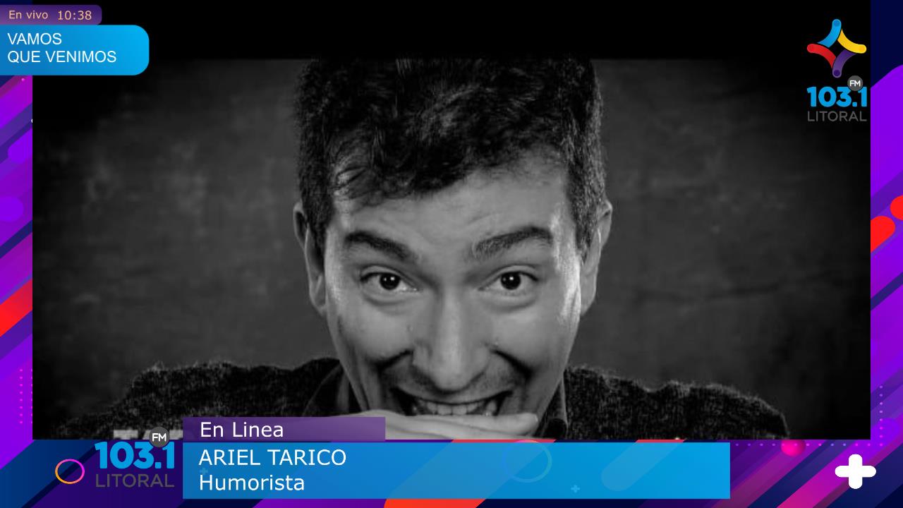 El sabado el humor llega a la Sala Mayo de Paraná con Ariel Tarico