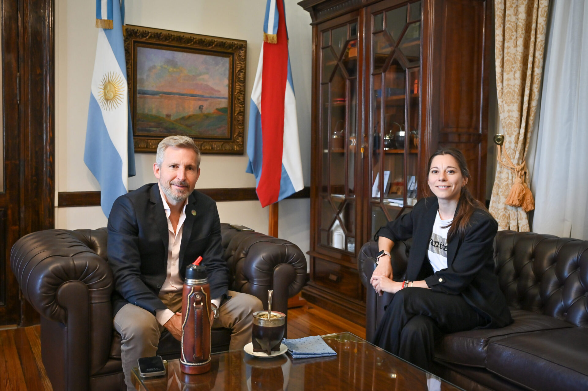 El gobernador recibió a la diputada nacional Nancy Ballejos