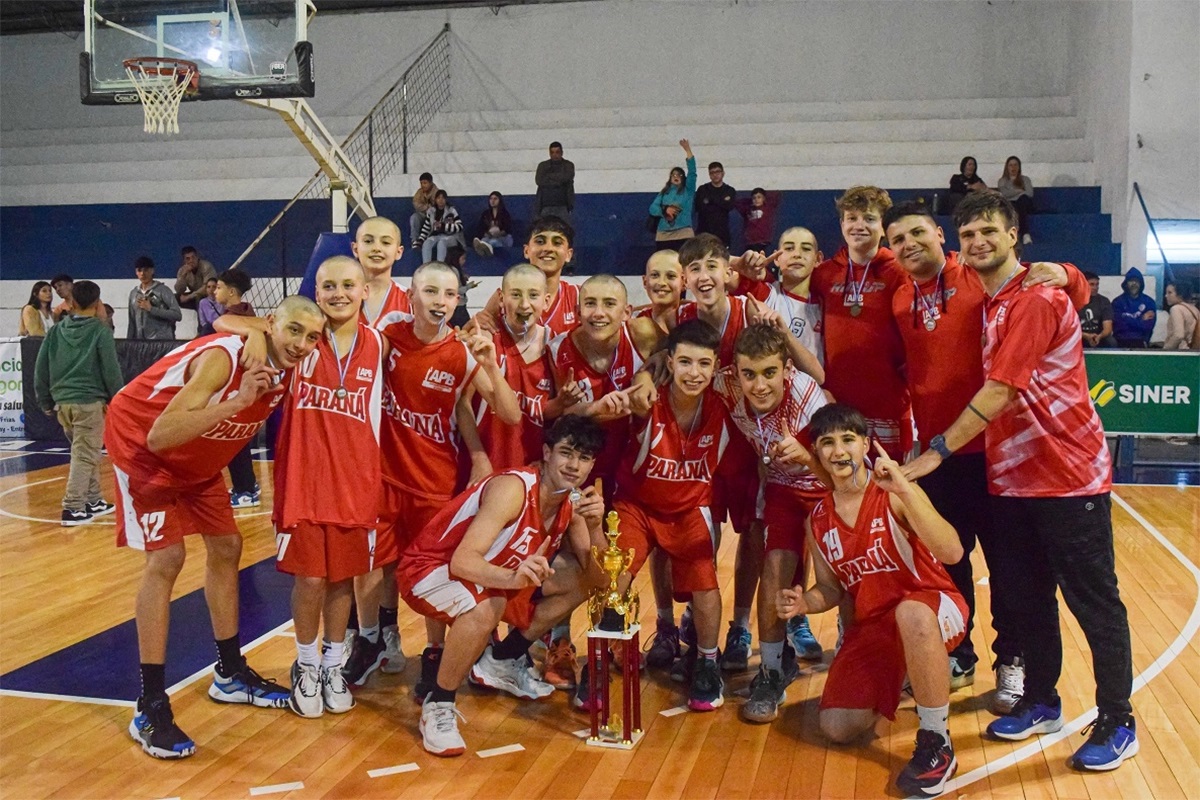 Paraná se consagró campeón del Campeonato de Básquet Entrerriano Masculino U13