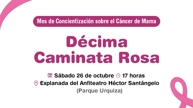 Invitan a participar de una caminata por la prevención del cáncer de mama Invitan a participar de una caminata por la prevención del cáncer de mama
