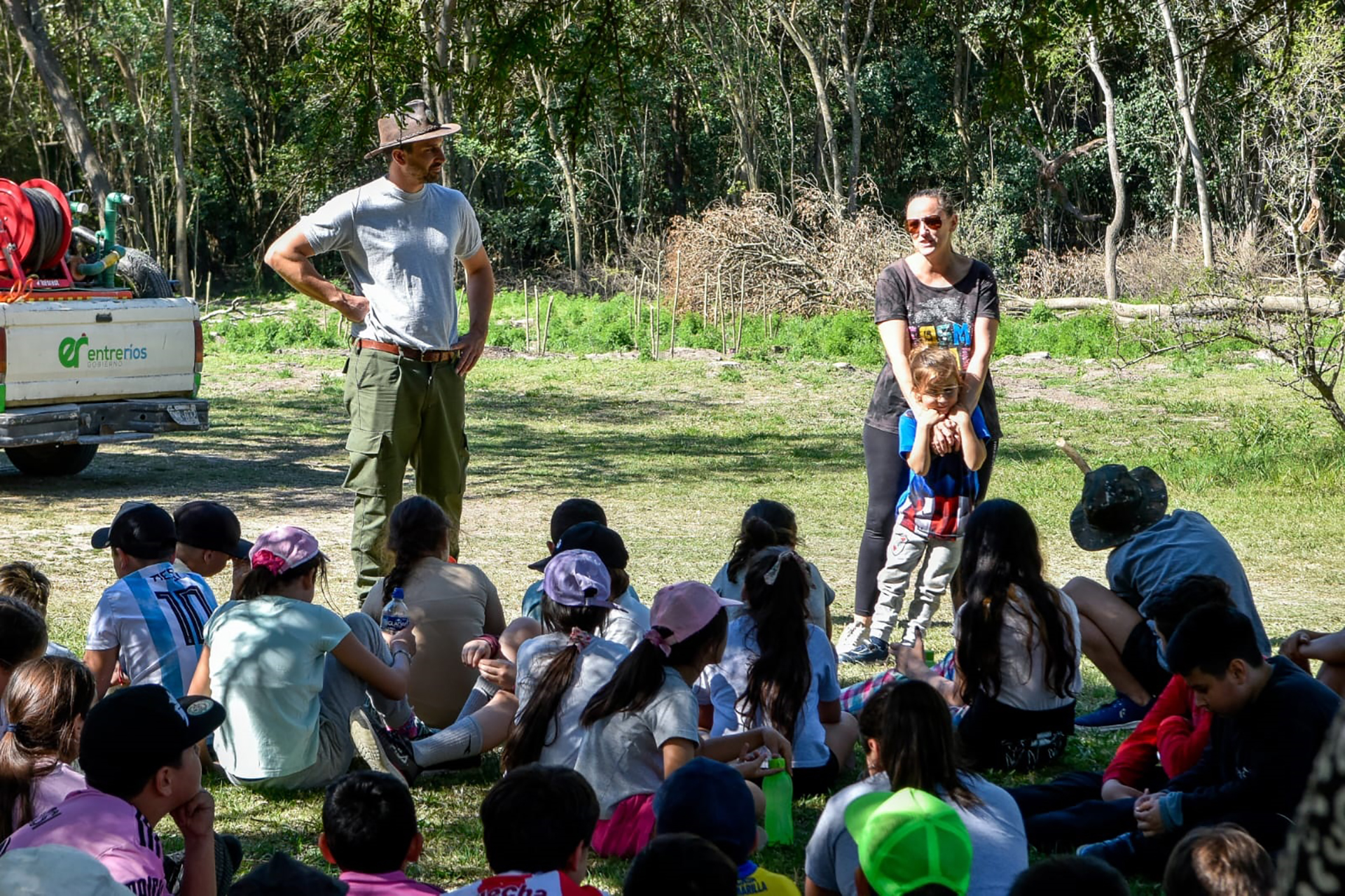 Continúan las visitas al Parque Escolar Rural Enrique Berduc