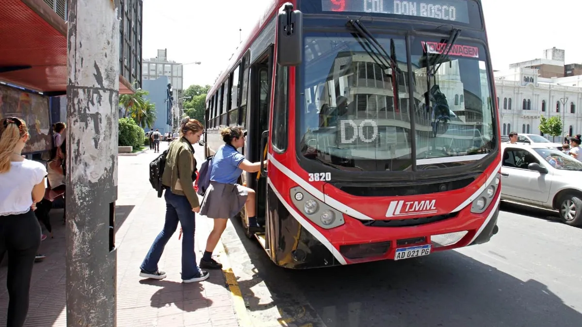 Nuevo cuadro tarifario para el transporte urbano de pasajeros