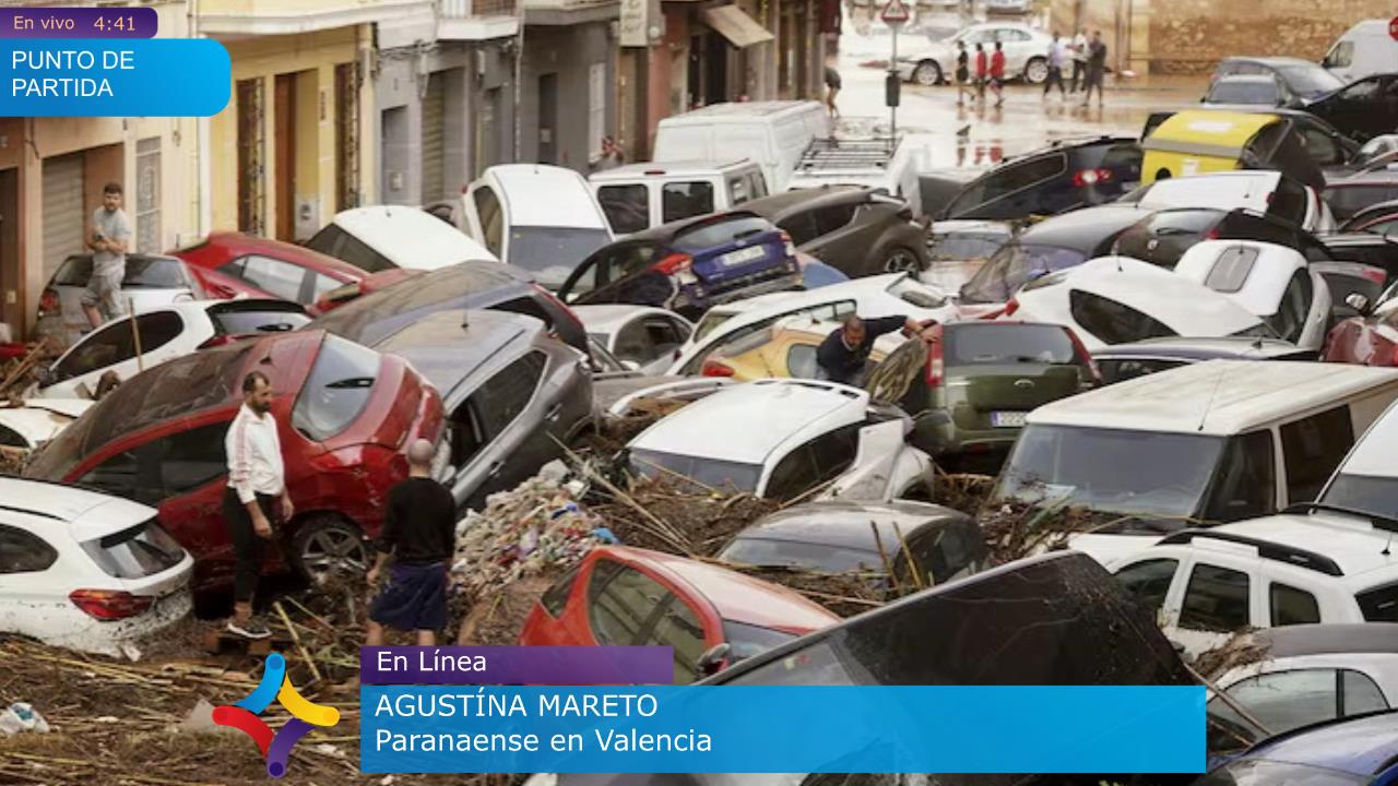 Catástrofe climática en Valencia: Una paranaense relata las secuelas