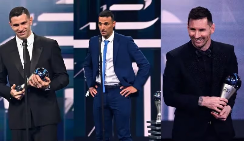 Messi, “Dibu” Martínez y Scaloni Nominados al premio The Best