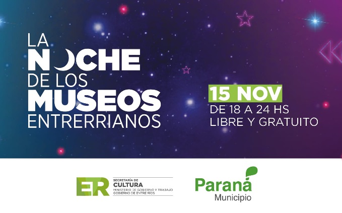 La Municipalidad de Paraná se suma a La Noche de los Museos Entrerrianos