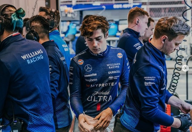 Franco Colapinto se prepara para el Gran Premio de Qatar